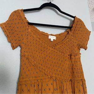 Altar’d State Golden Yellow Jumpsuit